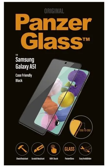 Ochranné sklo PanzerGlass Edge-to-Edge pre Samsung Galaxy A51 čierne