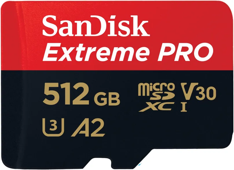 Pamäťová karta SanDisk microSDXC 512GB Extreme PRO + Rescue PRO Deluxe + SD adaptér