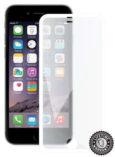 Ochranné sklo ScreenShield Tempered Glass Apple iPhone 6 a iPhone 6S bielej