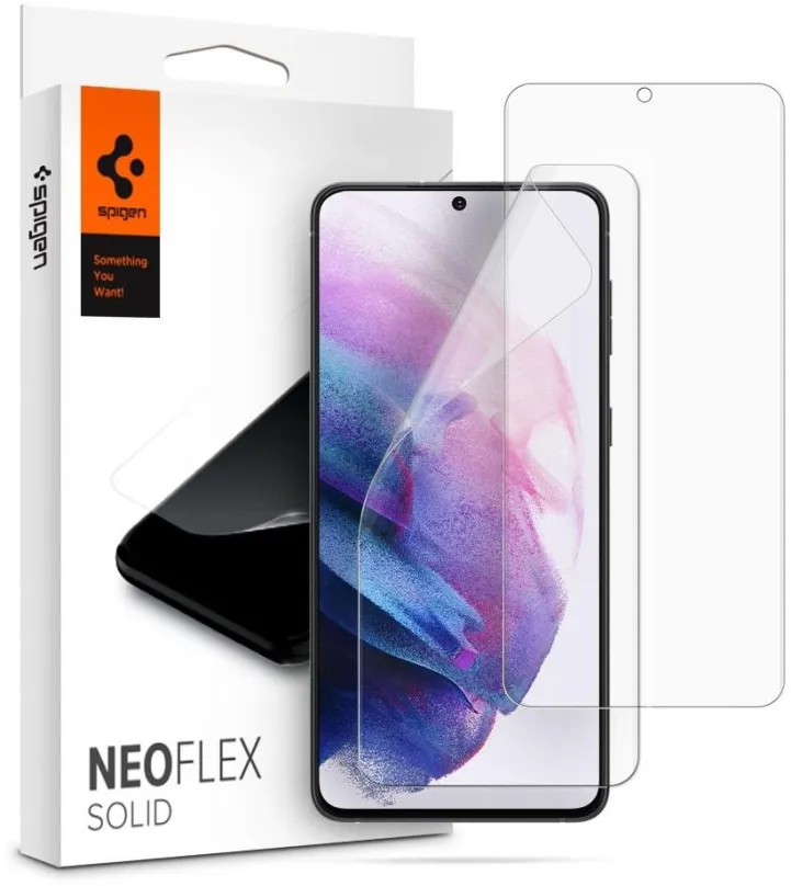 Ochranná fólia Spigen Neo Flex 2 Pack Samsung Galaxy S21