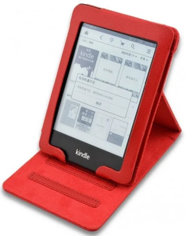 Puzdro na čítačku kníh Shield Pro SCA04 Amazon Kindle Paperwhite 1,2,3,4 - stojanček, puzdro červené