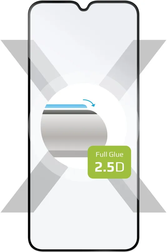 Ochranné sklo FIXED FullGlue-Cover pre Infinix Smart 6 HD čierne