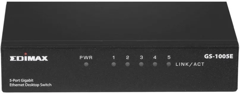 Switch EDIMAX GS-1005E, desktop, 5x RJ-45, plug and Play, prenosová rýchlosť LAN portov 1