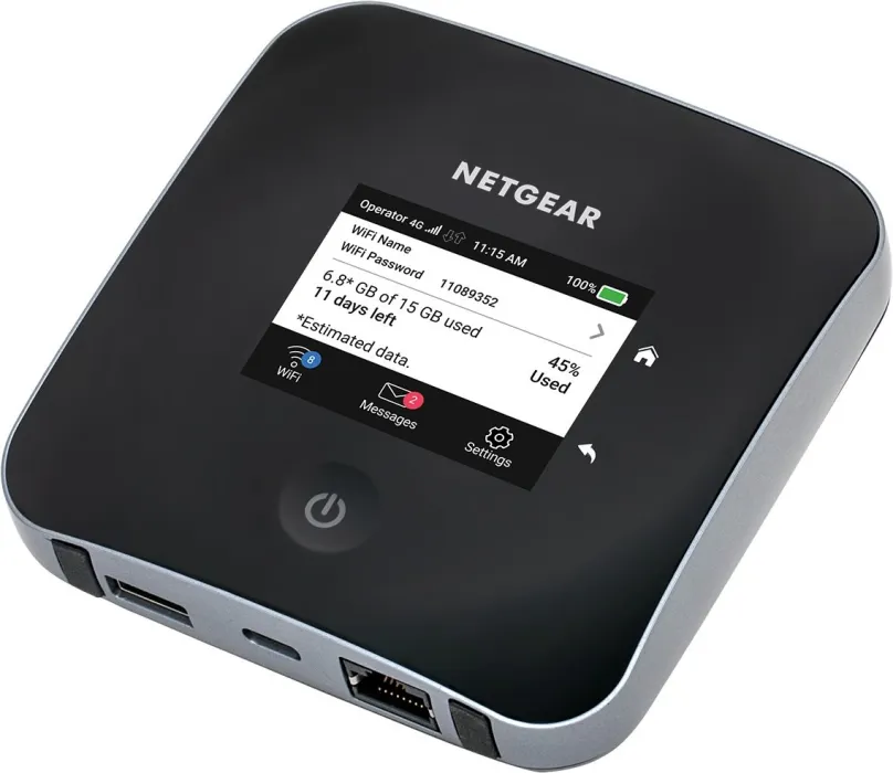 LTE WiFi modem Netgear Nighthawk M2, , prenosová rýchlosť LAN portov 1 Gbit, LAN konektor: