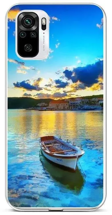 Kryt na mobil TopQ Xiaomi Redmi Note 10 silikón Loďka 59597