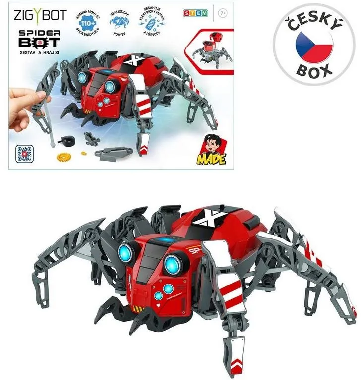 Robot MaDe Robot Spider stavebnice, 110 dielikov