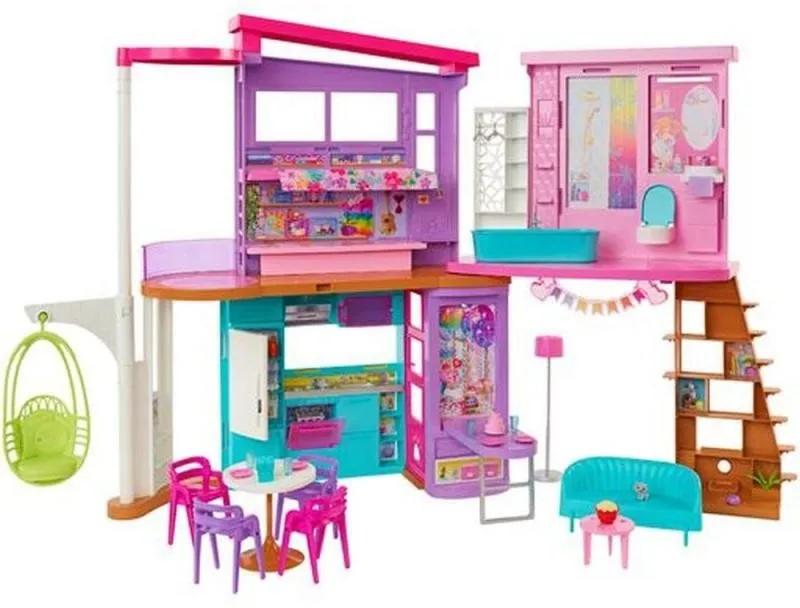 Doplnok pre bábiky Barbie Párty Dom v Malibu HCD50