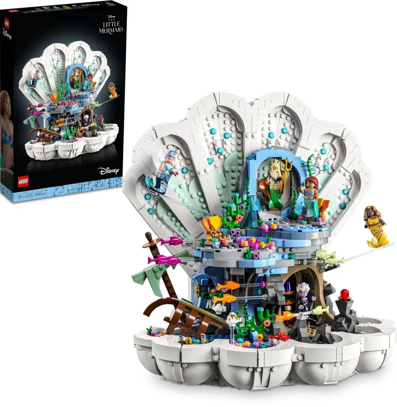 LEGO stavebnica LEGO® Disney Princess™ 43225 Kráľovská mušle Malé morské víly