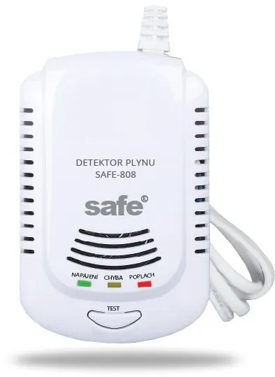 Detektor plynov Detektor horľavých a výbušných plynov SAFE 808 - hlásič zemného plynu