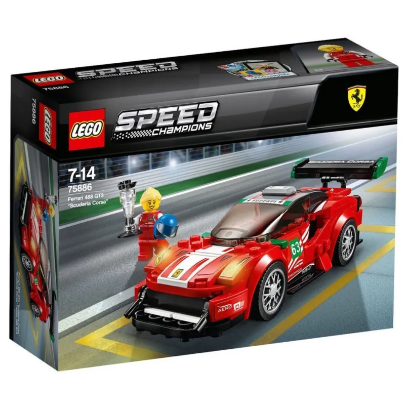 Stavebnice LEGO Speed ​​Champions 75886 Ferrari 488 GT3 Scuderia Corsa