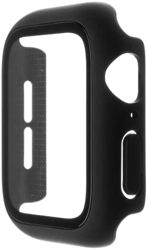 Ochranný kryt na hodinky FIXED Pure+ s temperovaným sklom pre Apple Watch 41mm čierne