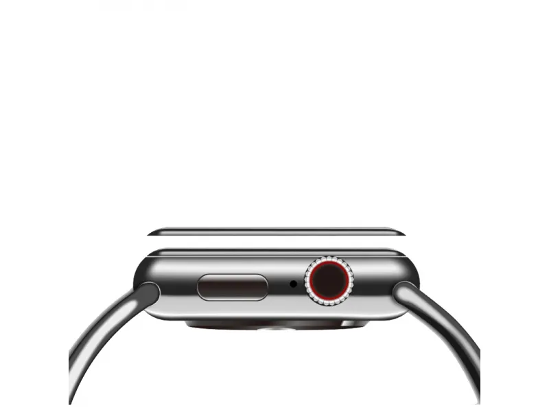 COTECi 4D sklo s celoplošným lepením s čiernym lemom pre Apple Watch SE 40 mm