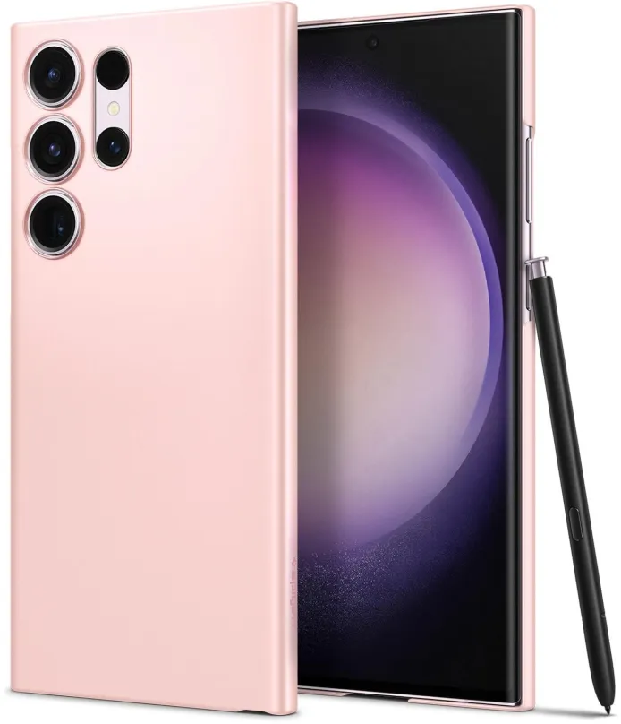 Kryt na mobil Spigen Air Skin Misty Pink Samsung Galaxy S23 Ultra