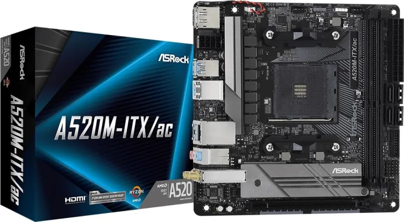 Základná doska ASROCK A520M-ITX/ac