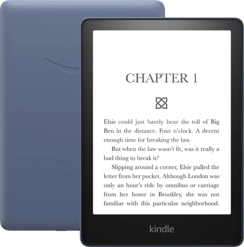 Elektronická čítačka kníh Amazon Kindle Paperwhite 5 2021 16GB modrý (s reklamou)