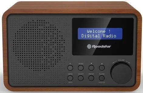 Rádio Roadstar HRA-700D+/WD, klasické, prenosné, DAB+, FM a RDS tuner s 20 predvoľbami, vý