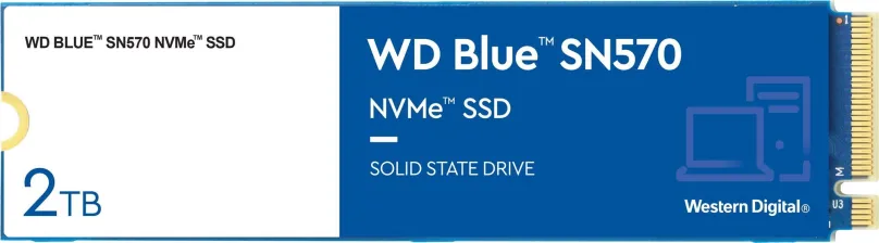 SSD disk WD Blue SN570 2TB, M.2 (PCIe 3.0 4x NVMe), TLC (Triple-Level Cell), rýchlosť číta