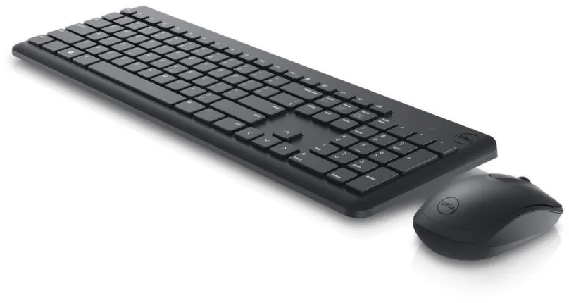 Set klávesnice a myši Dell KM3322W - UK, bezdrôtový, anglická kancelárska klávesnica, chic