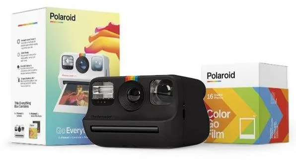 Instantný fotoaparát Polaroid GO E-box čierny