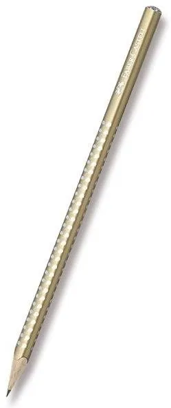 Ceruzka FABER-CASTELL Sparkle B trojhranná, zlatá