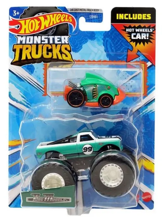 Hot Wheels® Monster Trucks s angličákom PURE MUSCLE, Mattel HKM14