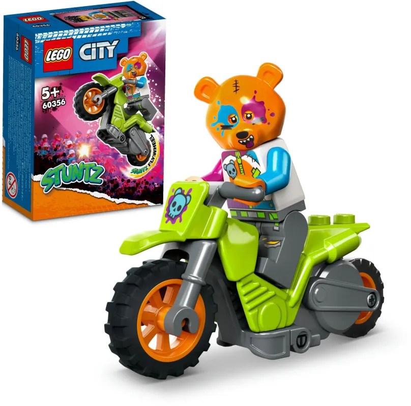 LEGO stavebnica LEGO® City 60356 Medveď a kaskadérska motorka