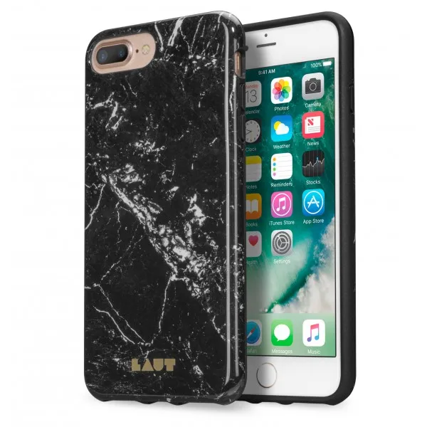 Lauta Huex Elements case pre iPhone 8/7 Plus - Marble Black
