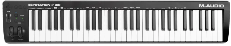 MIDI klávesy M-Audio Keystation 61 MK3, 61 kláves, s polovyváženou klaviatúrou, s dynamiko