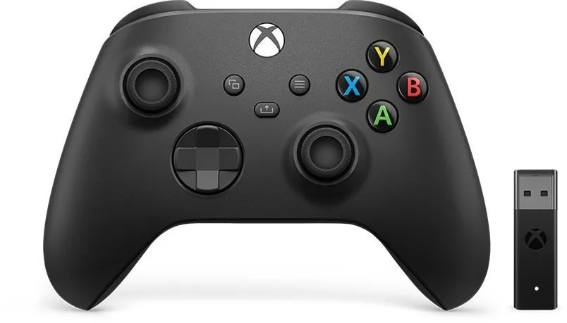 Gamepad Microsoft Xbox Wireless Controller + Wireless Adapter for Windows 10 pre Xbox Ser
