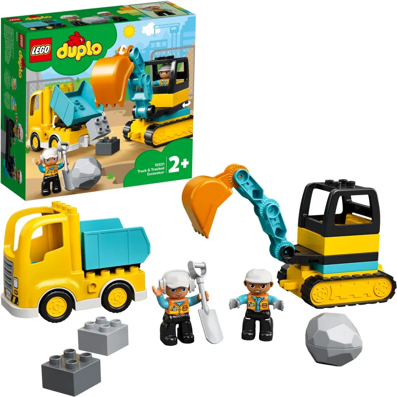 LEGO stavebnica LEGO® DUPLO® 10931 Nákladiak a pásový bager