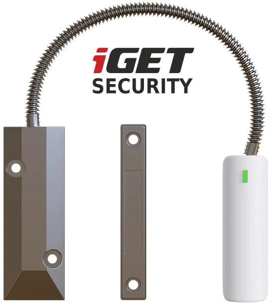 Detektor iGET SECURITY EP21 - bezdrôtový magnetický senzor vráta a železné dvere pre alarm iGET M5-4G