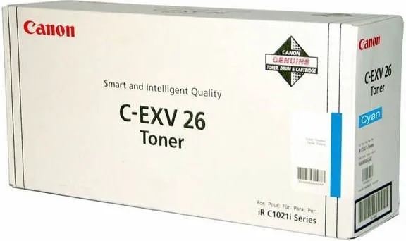 Toner Canon C-EXV26C azúrový