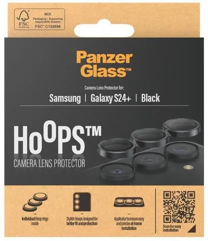 Ochranné sklo na objektív PanzerGlass HoOPs Samsung Galaxy S24+ (ochrana šošoviek fotoaparátu)