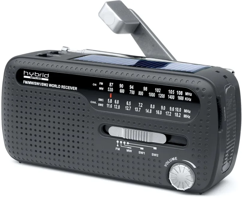 Rádio MUSE MH-07DS, klasické, prenosné, FM a SW tuner, vstup USB, výstup 3,5 mm Jack, pod