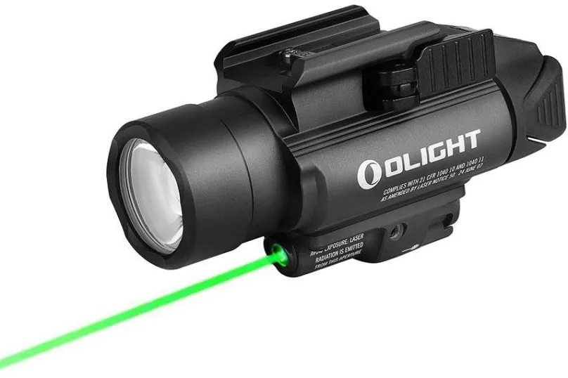 Svietidlo Olight BALDR Pro 1350 lm - zelený laser