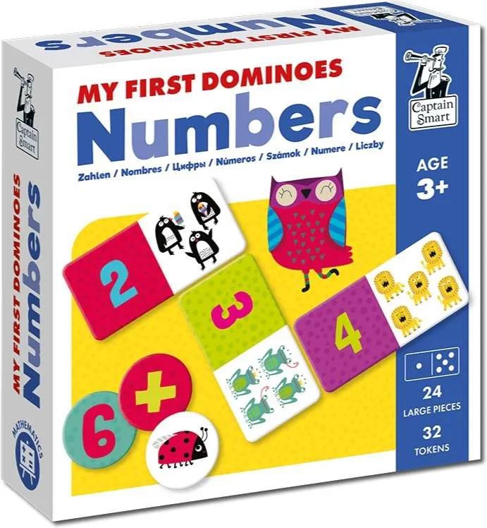 Domino Captain Smart Moje prvé domino - čísla