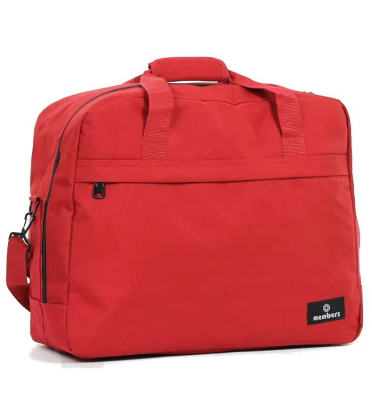 Cestovná taška MEMBER'S SB-0036 - červená