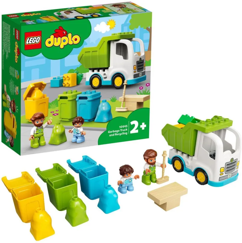 LEGO stavebnica LEGO® DUPLO® 10945 Smetiarske auto a recyklovanie