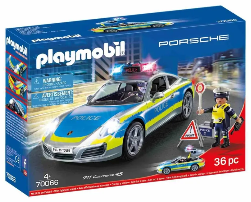 Stavebnica Porsche 911 Carrera 4S Polícia