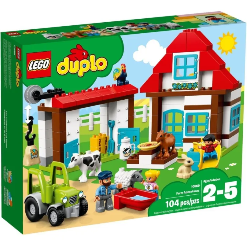 Stavebnica LEGO DUPLO Town 10869 Dobrodružstvo na farme
