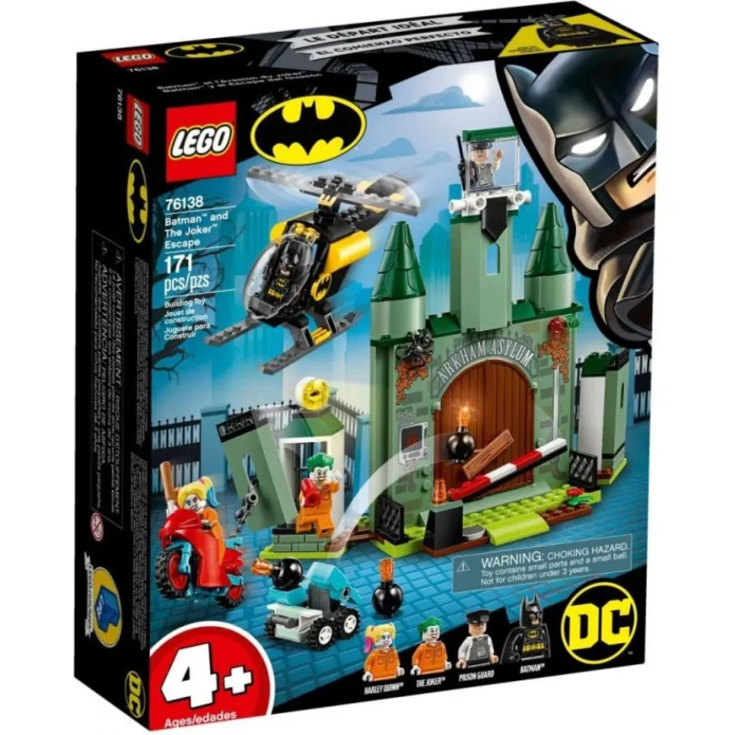 LEGO stavebnice LEGO Super Heroes 76138 Batman a útek Jokera