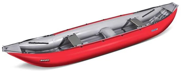 Kanoe Gumotex Baraka červená, nafukovacia, samovylievacia, turistika, divoká voda