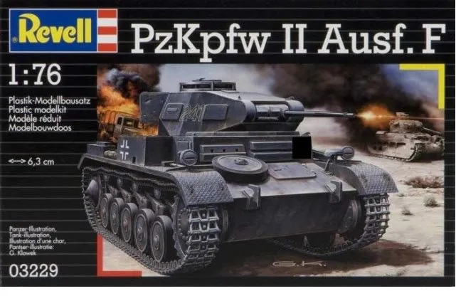 Model tanku Plastic ModelKit tank 03229 - PzKpfw II Ausf.F