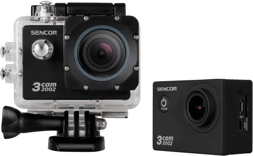Outdoorová kamera Sencor 3CAM 2002, 2" farebný displej TFT, natáča Full HD videá, odo