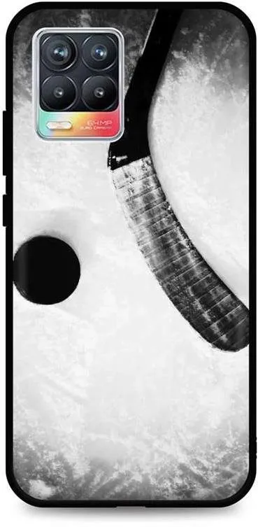 Kryt na mobil TopQ Realme 8 silikón Hockey 61390