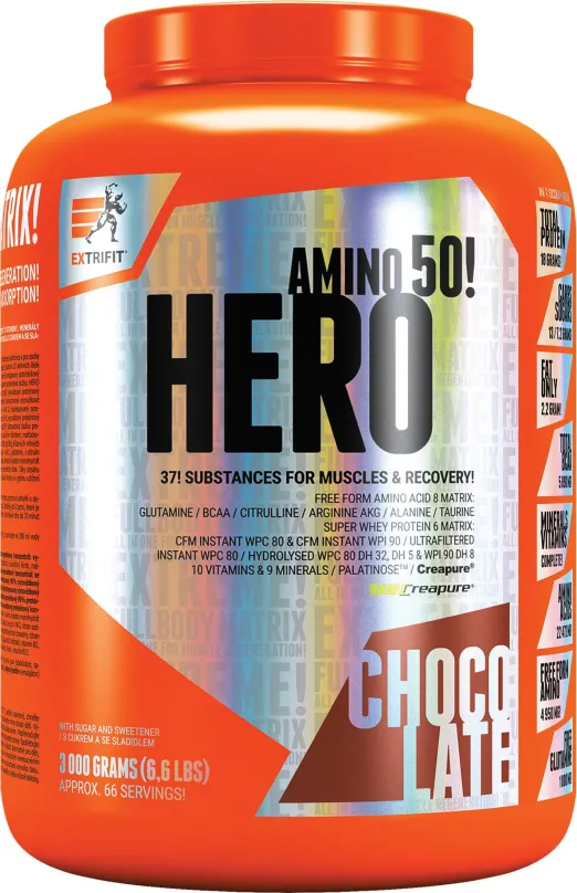Proteín Extrifit Hero 3000 g chocolate
