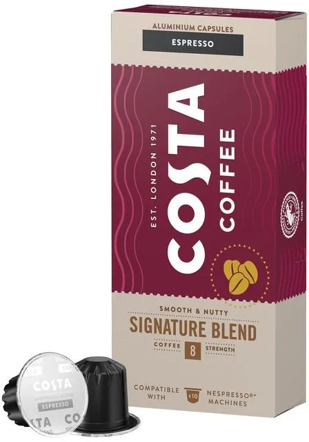 Kávové kapsule Costa Coffee Signature Blend Espresso 10 kapsúl