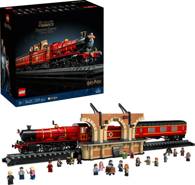 LEGO stavebnica LEGO® Harry Potter™ 76405 Spešný vlak do Rokfortu – zberateľská edícia