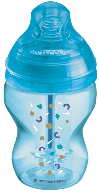 Dojčenská fľaša Tommee Tippee CTN Advanced Anti-Colic pomalý prietok 260 ml, 0m+, modrá