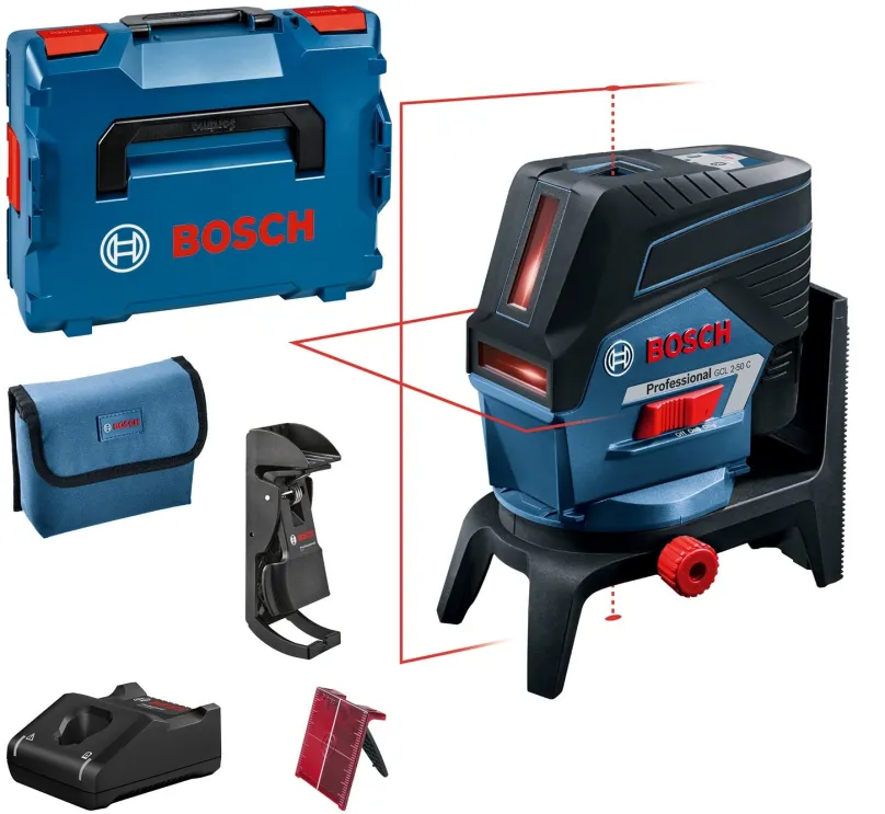 Rotačný laser Bosch Professional GCL 2-50 C + RM 2 (L-boxx 136) 0.601.066.G03